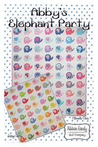 Ribbon Candy Quilt Company, RCQC588, Abby's Elephant Party