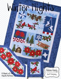Ribbon Candy Quilt Company, RCQC559, Winter Nights, Pattern