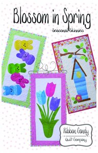 Ribbon Candy Quilt Company RCQC569 Blossom in Spring Seasonal Skinnies Pattern