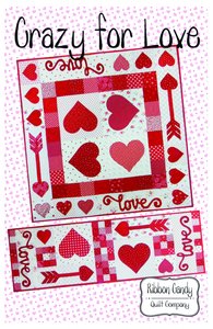 Crazy for Love-Table Topper and Runner