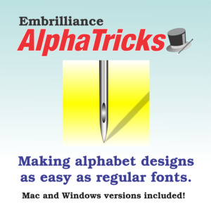 Embrilliance AlphaTricks AT10 Alphabet Design Software for MAC/Windows