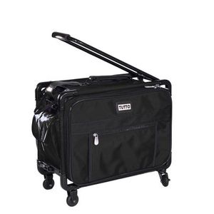 Tutto 2009,  17" Wide Small Sewing Machine Wheeled Roller Bag, or Travel Luggage in Black or Turquoise