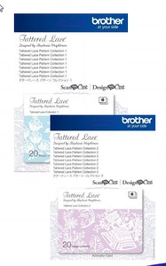 84504: Brother Scan N Cut CATTLP02 Tattered Lace Pattern 20 Designs Collections 2