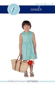 Children's Corner CC293S CC293L Ginger Sun Dress Sewing Pattern Size 6mo-6 and 7-14