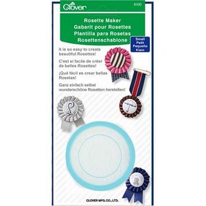 Clover CL8430 Rosette Maker - Small, includes parts and template to create one Rosette