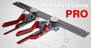 Melco Fast Clamp Pro 34866 for Hard to Hoop 1.2x3.5" up to 7x9" 4 Sets of Arms for AMAYA XT, XTS, EMT16, BRAVO, BERNINA E16 Needle Embroidery Machines