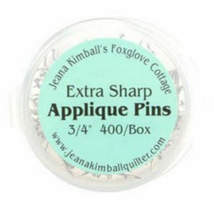 84964: Jeana Kimball's Foxglove Cottage FCN113 Applique Pins - 3/4" 400pcs