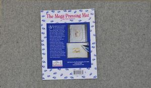84989: NOT47 Magic Pressing Mat 14x24" 100% Wooly Ironing Pad by Pam Damour