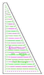 Good Measure GMHR, Half Rectangle Ruler