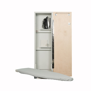 IRON-A-WAY ANE-42 Non Electric 42" Wall Mount Ironing Board, Hinged Door