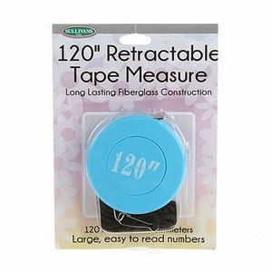 Sullivans 120" Blue Retractable Tape Measure