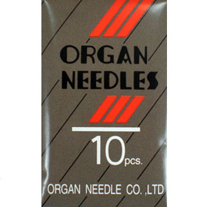 Organ HAx1SP 15x1SP Size 14 Chrome Serger Needles Ball Point 10pk Pack of 10