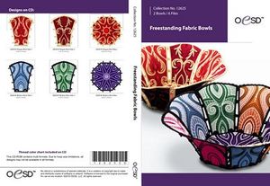 OESD 12625CD Fabric Bowls FSL CD Ideas and Instructions