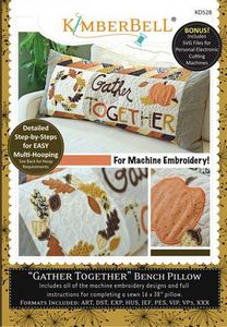Kimberbell KD528 Gather Together Bench Pillow