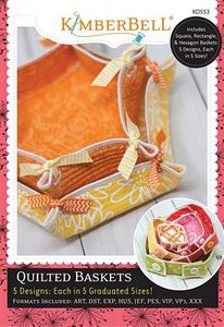 KimberBell KD553 Quilted Baskets