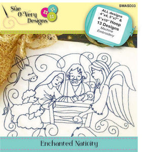Sue O'Very Designs SWASD33 Enchanted Nativity Design