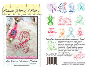 Sue O'Very Designs SWASD48 Enchanted Ribbons of Hope Designs