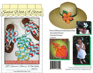 87850: Sue O'Very Designs SWAST37 3D Summer Flowers