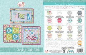 Cherry Blossoms Quilting Studio CB127SVG Sunday Ride Minis with SVG