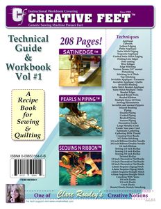 Creative Feet MEWBK1 Technical Guide & Workbook - Volumn 1, Printed Copy in Binder, 208 pages, 500+ illustrations, and 49 chapters