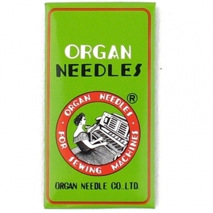 Organ HAx1, 15x1 130R, sz 100/16 for jeans denim Chrome Needles 10pk, for Domestic Home Sewing Machines