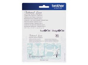 88410: Brother CATTLP04 Tattered Lace Pattern Collection #4 for Scan N Cut
