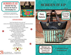 Sew Michelle SM100 Screen It Up Tote Bag Pattern