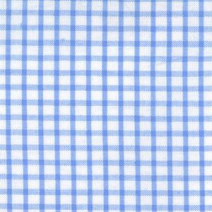 Fabric Finders 15 Yard Bolt at $13.33/Yd,WS 23 – Windowpane Check Fabric – Seersucker – Blue, 100% Cotton Fabric, 60" Wide