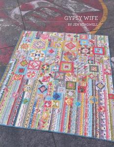 79086: Gypsy Wife JKD 5026 Machine Piecing Quilt Book by Jen Kingwell Desi