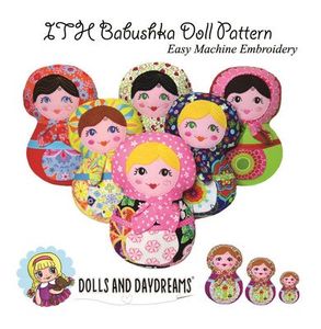 89648: Dolls and Daydreams DD005 In The Hoop Babushka Doll Pattern