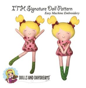 Dolls and Daydreams DD006 In The Hoop Signature Doll Pattern