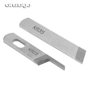 89928: Gemsy 737 747 757F Serger Lower and Upper Knife Cutting Blades. Change both at the same time.