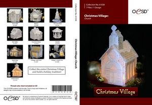 OESD 61038CD, Christmas Village Freestanding Lace CD, 7 Embroidery Designs