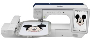 98859: Brother TradeIn XP1 Luminaire Sew QuiltBroidery Machine +UGK2UPG Activate XP2 Software Features, 972 Endpoint Snowball Stickers, Artspira, Angela Wolf