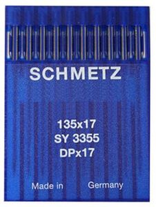 66039: Schmetz S135x17, 10/Pk Needles, Size 100/16