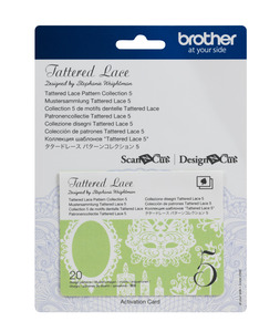 Brother CATTLP05 Tattered Lace Collection 5- for New Scan N Cut SDX225