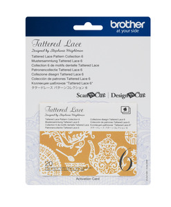 Brother CATTLP06 Tattered Lace Collection 6- for New Scan N Cut SDX225