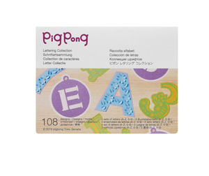 Brother CAPPNP01 Pig Pong Lettering Collection for New Scan N Cut SDX225