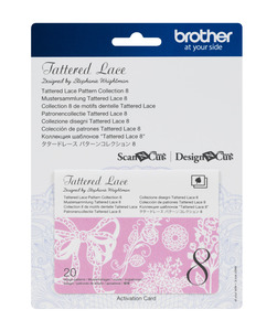 Brother CATTLP08 Tattered Lace Collection 8- for New Scan N Cut SDX225