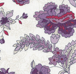 Fabric Finders 1510 Purple Floral Fabric by yard