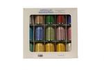 95851: DIME MT1500 Exquisite 15 Spool Kit King Star Metallic Embroidery Thread All 15 Colors on 1100Yd 40wt Poly Cones