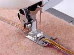 Brother SA158 Snap On Cording Couching Foot 1 to 7 Hole Top Application Cord Feeding for up to 7mm Zigzag Sewing Machines