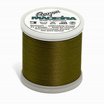Madeira MR4-1156 40wt Rayon Thread 220 Yds. Light Army Green, Box of 5 Spools