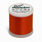 Madeira MR4-1379 40wt Rayon Thread 220 Yds. Orange Red, Box of 5 Spools