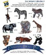 Amazing Designs / Great Notions 1038 Zoo Animals I Multi-Formatted CD