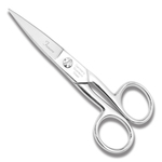 Famore Cutlery 748CL 4 True Left-Handed Fine Point, Mini Double Curved, Embroidery/Applique Scissors