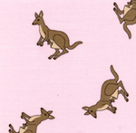 Fabric Finders 505 Kangaroo Fabric: Pink – Twill