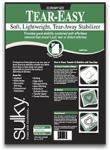 Sulky 752 08 Easy Soft Light Tear Easy TearAway Stabilizer 8" Inches x 11yds Yards, Black, for Machine Embroidery Hoops