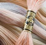 15518: DMC 117 Floss 6 Strand Size 25 for Hand Embroidery Smocking 454 Colors