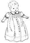 Old Fashion Baby Sweet & Simple Daygown Collection Pattern By Jeannie Baumeister